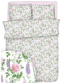Lavender krepp ágyneműhuzat TiaHome - 1x Párna 90x70cm, 1x Paplan 140x200cm
