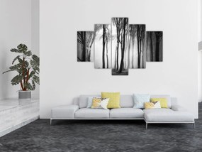 Kép - Farkas a sötét erdőben (150x105 cm)