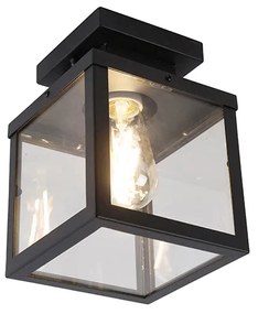 Ipari okos kültéri mennyezeti lámpa fekete, ST64 Wifi-vel - Rotterdam