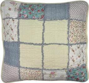 Dekoratív párnahuzat Patchwork 100% Pamut Boho Farmhouse Country N8