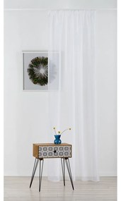 Fehér átlátszó függöny 140x245 cm Voile – Mendola Fabrics