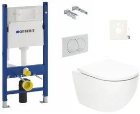 Geberit fali WC szett előtétfalas szereléshez + SAT Fusion WC SIKOGSTORFUD01