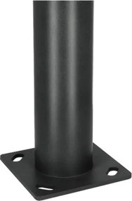 BASE fém világítóoszlop, 3 m, fekete