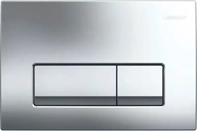GEBERIT Delta50 nyomólap, Basic WC-tartályhoz, 2 vízmennyiséges, fényes króm