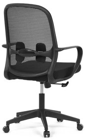 Fekete Szövet Irodai Szék Hinta Mechanikával. KA-S424 BK