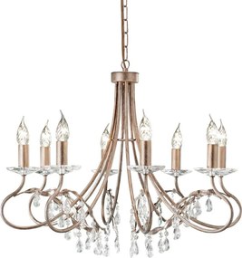 Elstead Lighting CHRISTINA CRT8-SILVER-GOLD Csillár 8x60W/E14