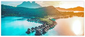 Kép - Bora Bora (120x50 cm)