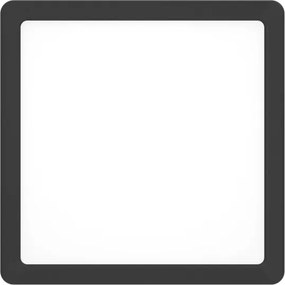 Eglo 901374-LED RGBW dimmelhető füstszínű mennyezeti lámpa FUEVA-Z LED/10,5W/230V 22x22cm IP44 fekete