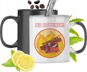 Mágikus Bögre Tűzoltóknak Színváltós Nyomtatott Fényképpel