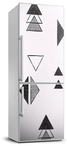 Hűtő matrica Háromszögek háttér FridgeStick-70x190-f-101904659