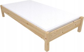 Gyerekágy 80x180 ágyráccsal Alacsony Nyers Egyszerű Strapabíró Kényelmes