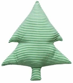 Domarex formázott párna, Fenyő, zöld csíkos, 40 cm