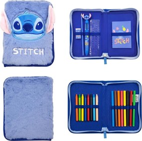 Disney Lilo és Stitch, A csillagkutya Blue plüss tolltartó töltött 2 emeletes