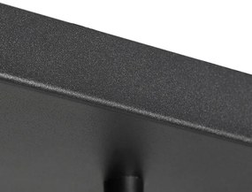 Art Deco lógólámpa fekete füstüveggel 8-lámpás - Sandra