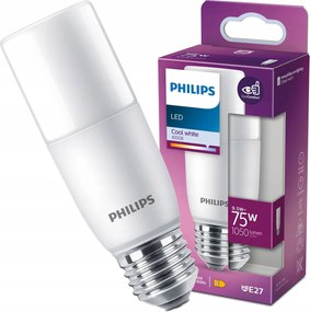 Led izzó E27 Tubusos Stick 9.5W 75W 1050lm 4000K Semleges Philips