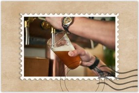 Poszterek 90x60 Sört kiöntő csapos