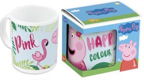 Peppa malac Pink porcelán bögre 235 ml (8 oz) Díszdobozban