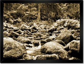 Poszterek keretben 40x30 Tátra Lengyel hegyek Kilátás