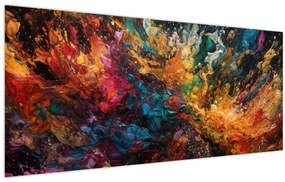 Kép - Színes absztrakció II. (120x50 cm)