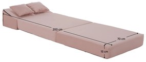 Széthúzható fotel  Plantearan (rózsaszín) . 1116446