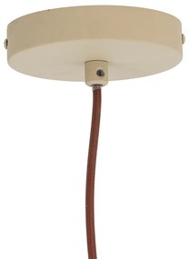 Krémszínű függőlámpa fém búrával ø 40 cm Lacya – Bloomingville
