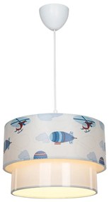 Fehér-kék gyerek lámpa – Squid Lighting