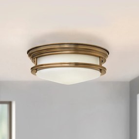Quintiesse HADRIAN QN-HADRIAN-FS-BR-OPAL Süllyesztett mennyezeti lámpa 2x40W/E27 IP44