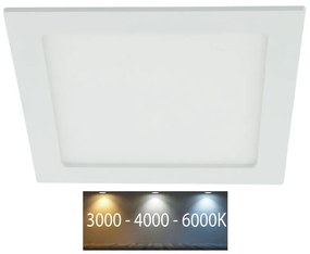 FK technics LED Fürdőszobai beépíthető lámpa LED/18W/230V 3000/4000/6000K IP44 FK0158