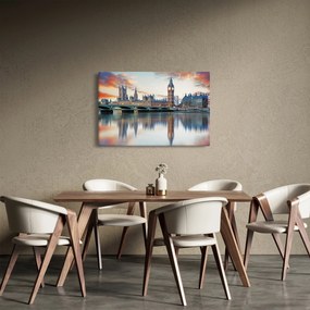 Kép - a Parlament londoni házai (90x60 cm)