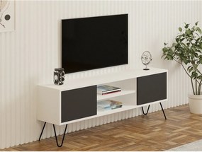 Hare White and Anthracite TV-asztal
