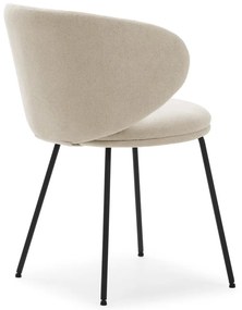 Bézs kárpitozott étkezőfotel szett 2 db-os Rush – Marckeric