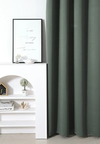 OXFORD szürkészöld függöny 140x270 cm Felfüggesztés: Hullámos sínszalag