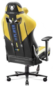 Diablo X-Player 2.0 szövet gamer szék gyerekeknek Kids méret: dark sunflower / sárga Diablochairs