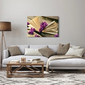 Kép egy levendula könyvről (90x60 cm)