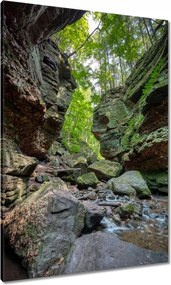 Vászonkép 70x100 Hegyek Kövek Sziklák