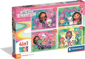 Gabi babaháza Dreamy 4 az 1-ben puzzle Clementoni