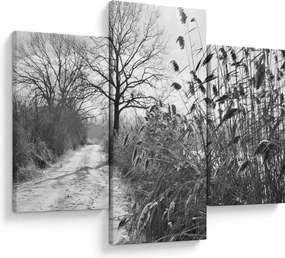 Kép - Mezők télen (90x60 cm)