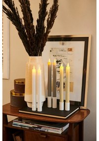 Elemmel működő LED gyertya szett 2 db-os (magasság 25 cm) Sara Crown – Sirius