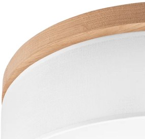 Brilagi - LED mennyezeti lámpa BELLADONNA 3xE27/15W/230V átm. 50 cm fehér/tölgy