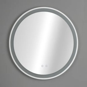 Brilagi-LED dimmelhető fürdőszobai tükör beépített fűtőfunkcióval és háttérvilágítással AVA ECO LED/11,5W/230V átm. 60 cm IP44