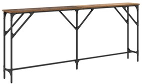 Konzolasztal Régi fa 180x23x75 cm Működő Fa