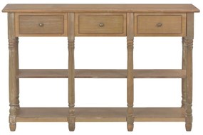 szerelt fa tálalóasztal 110 x 30 x 76 cm