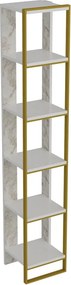 Polka könyvespolc, fehér, 32,2 cm – TR875ZNA3651