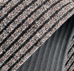 Egyszínű, barna szennyfogó szőnyeg méterben 100cm szélességű