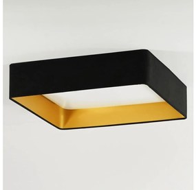 Brilagi - LED mennyezeti lámpatest VELVET SQUARE LED/24W/230V fekete