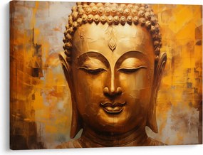 Kép - Buddha, olajfestmény (70x50 cm)