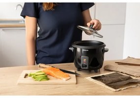Sencor - Rizsfőző 300W/230V 0,6l fekete
