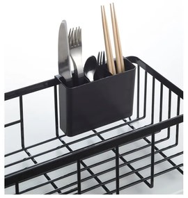 Tower Wire fekete edényszárító - YAMAZAKI