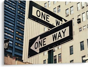Kép - New York ONE WAY (70x50 cm)