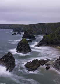 Poszter 20,5x28,4cm Bedruthan Steps, Assaf Frank